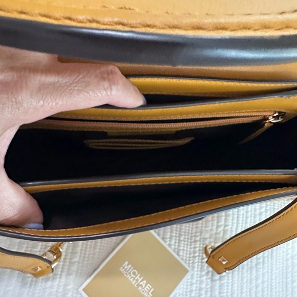 Michael Kors Brown Studded shoulder & Crosbody bag Wear it once. - Picture 6 of 15